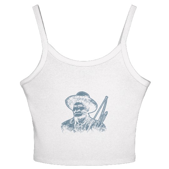 Geronimo Apache Native American Indian Warrior Women's Spaghetti Strap Tank Top