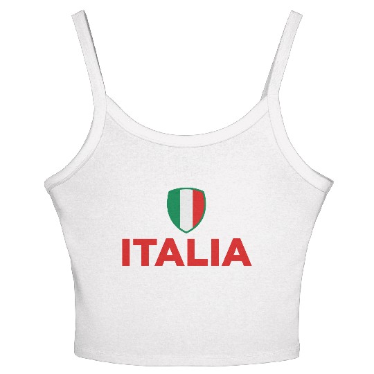 National Flag of Italy Women's Spaghetti Strap Tank Top