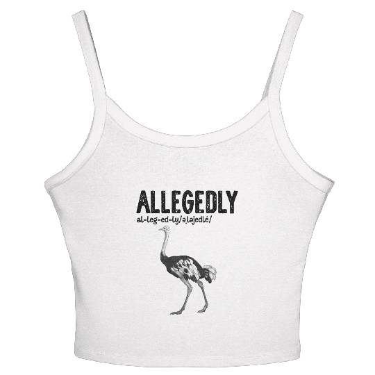 Letterkenny Allegedly English Teacher Gift Women's Spaghetti Strap Tank Top