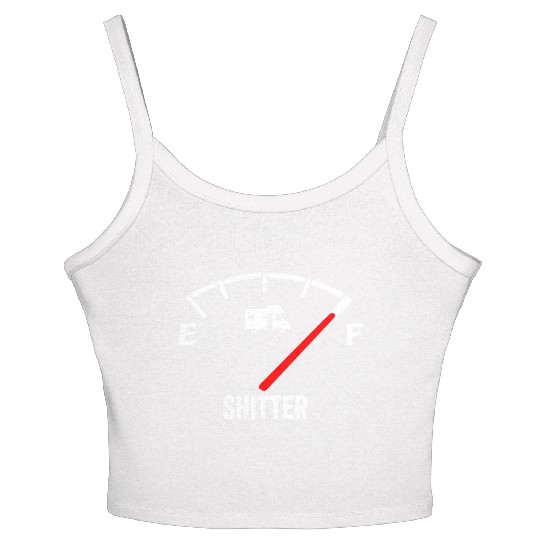 Shitters Full Women's Spaghetti Strap Tank Top
