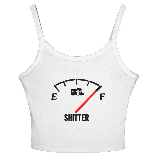 Shitters Full Women's Spaghetti Strap Tank Top