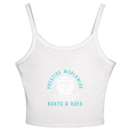 Prestige Worldwide Boats and Hoes Women's Spaghetti Strap Tank Top