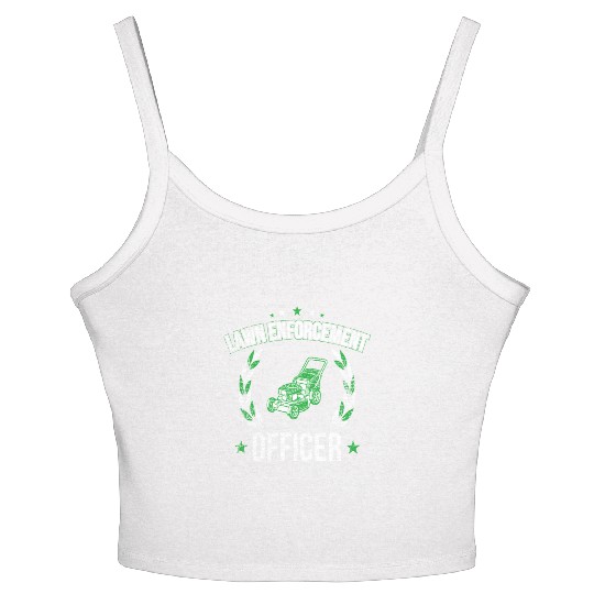 Lawn Mowing Lawn Women's Spaghetti Strap Tank Top