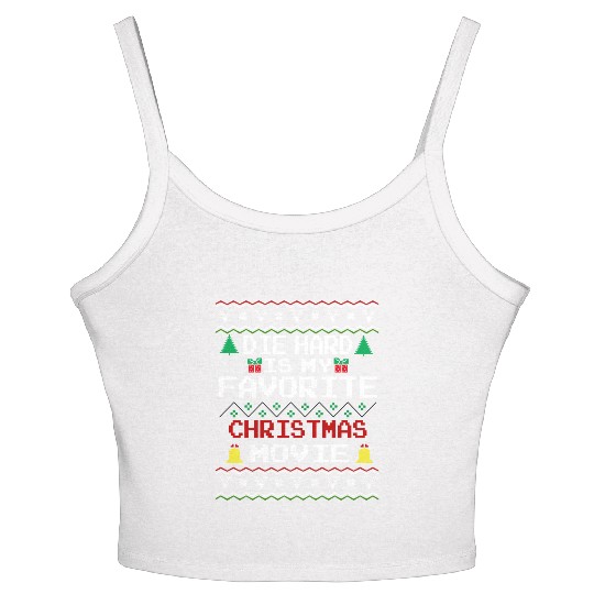 Die Hard Is My Favorite Christmas Movie Women's Spaghetti Strap Tank Top