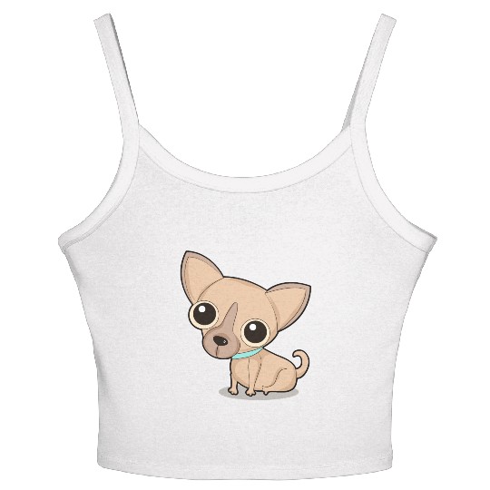 Chihuaha chihauhau mexican Women's Spaghetti Strap Tank Top