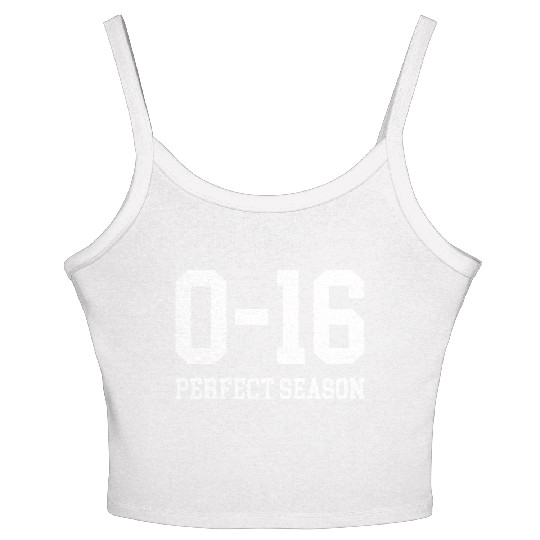Detroit Lions 0 16 Perfect Season Women's Spaghetti Strap Tank Top
