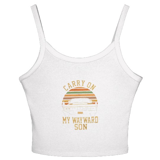 Supernatural Vintage Women's Spaghetti Strap Tank Top Carry On My Wayward Son