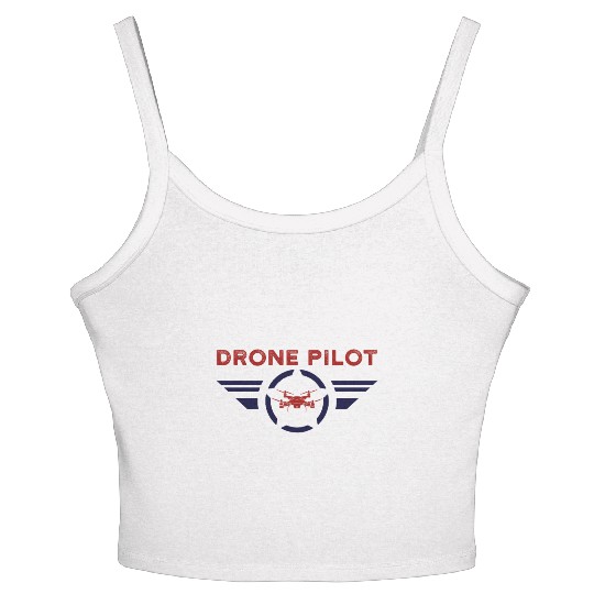 Drone Pilot Women's Spaghetti Strap Tank Top