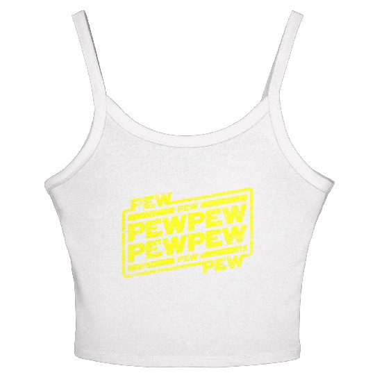 Pew Pew Pew Women's Spaghetti Strap Tank Top