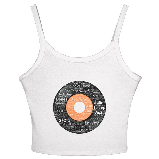 Radiohead Albums and Songs Women's Spaghetti Strap Tank Top