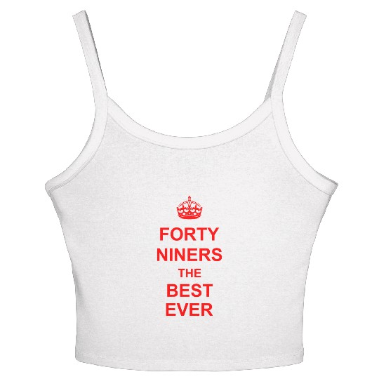 san francisco football logo Women's Spaghetti Strap Tank Top