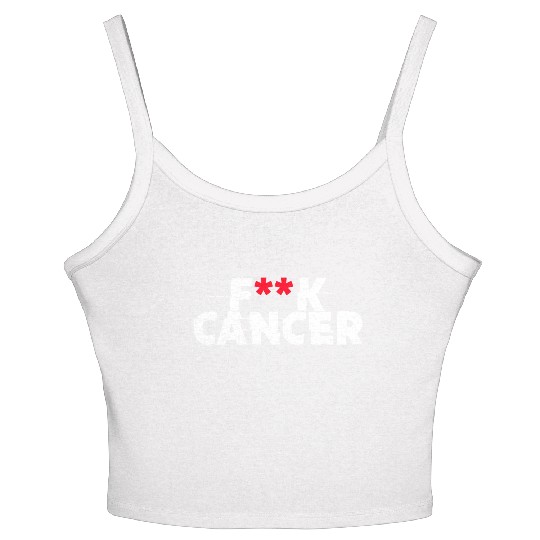 FUCK CANCER Women's Spaghetti Strap Tank Top