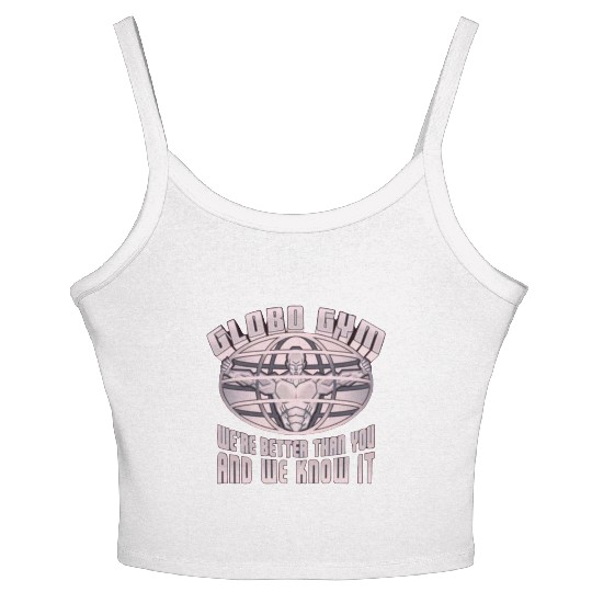 globo gym costume Women's Spaghetti Strap Tank Top