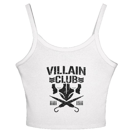 villain bullet club Women's Spaghetti Strap Tank Top