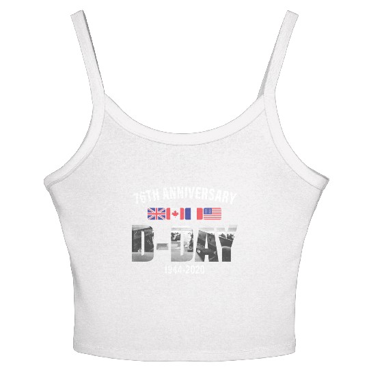 D-Day Normandy 76th Anniversary Women's Spaghetti Strap Tank Top
