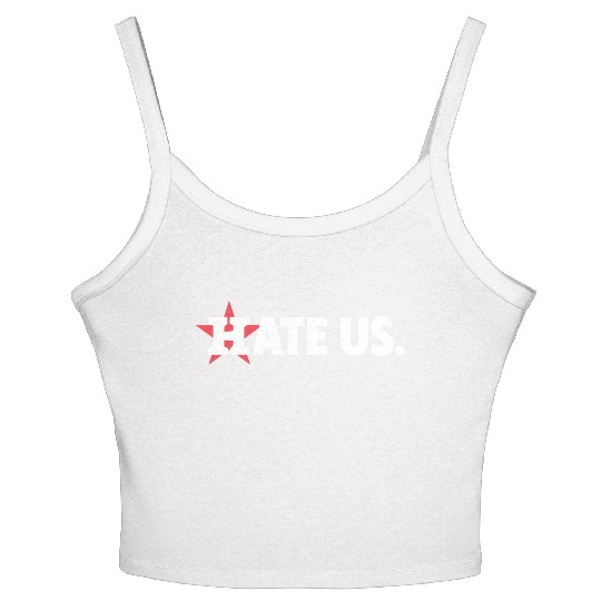Houston Astros Hate Us Women's Spaghetti Strap Tank Top