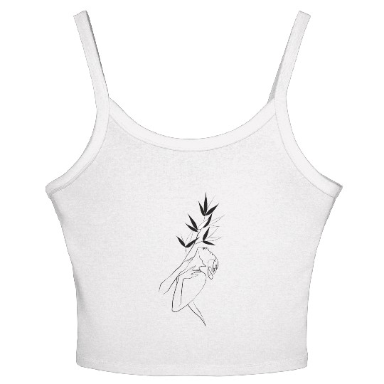 nature girl, mother nature, save earth Women's Spaghetti Strap Tank Top
