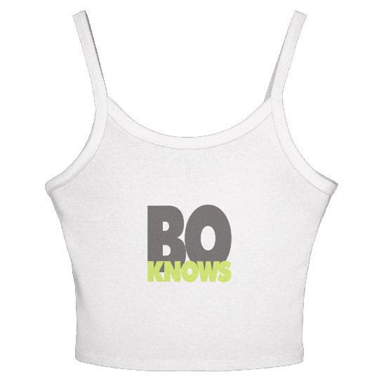 BO KNOWS Women's Spaghetti Strap Tank Top