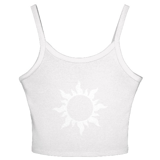 Mask - Sun (Solar Eclipse) Women's Spaghetti Strap Tank Top