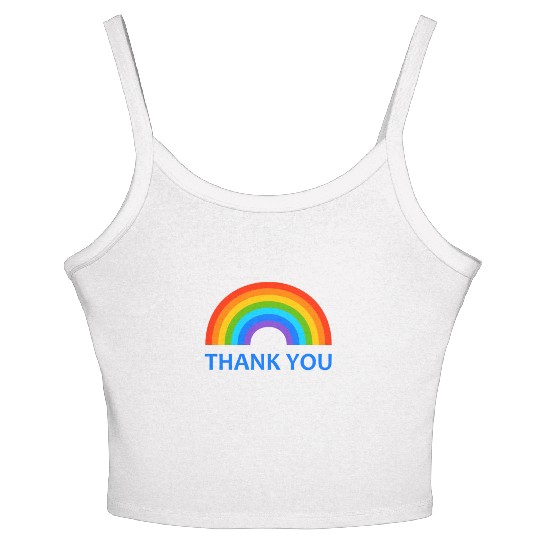 NHS thank you rainbow Women's Spaghetti Strap Tank Top
