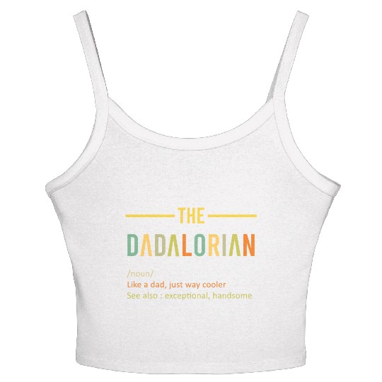 THE DADALORIAN Women's Spaghetti Strap Tank Top