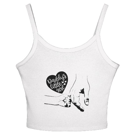 daddy little girl,daddy daughter Women's Spaghetti Strap Tank Top,daddy&me