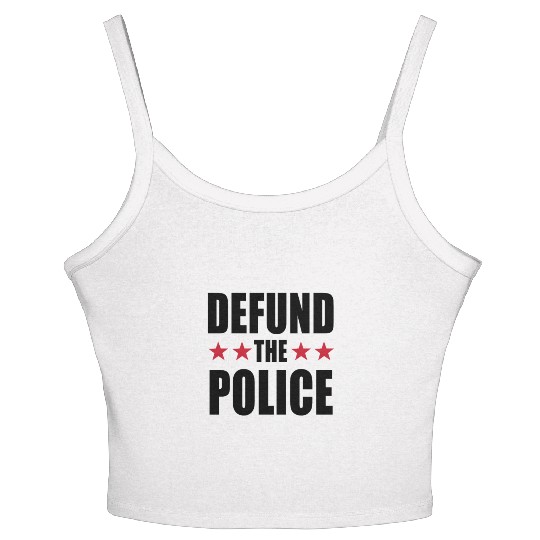Defund The Police Women's Spaghetti Strap Tank Top
