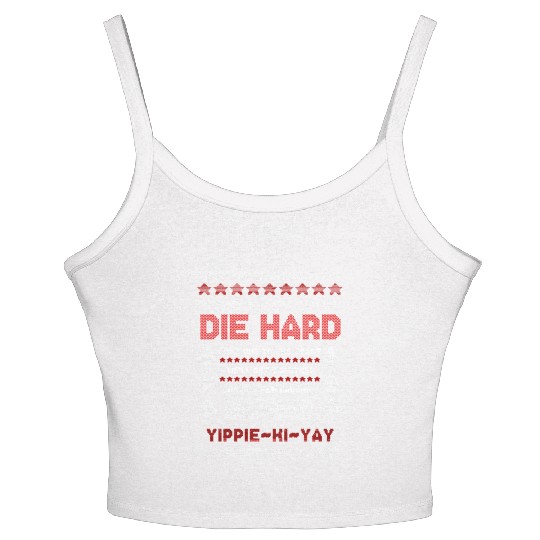Die Hard Christmas Jumper Women's Spaghetti Strap Tank Top