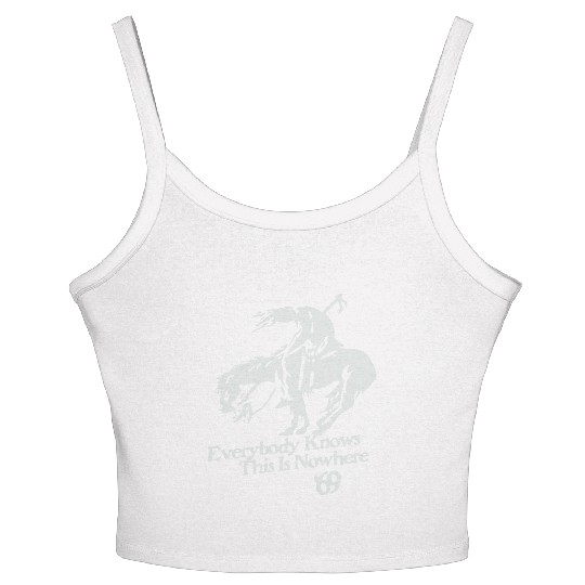 Neil Young And Crazy Horse Rock End Of The Trail H Women's Spaghetti Strap Tank Top
