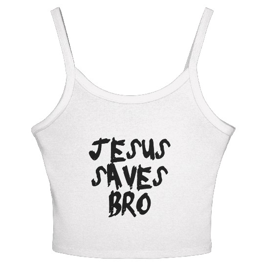 Jesus saves Women's Spaghetti Strap Tank Top