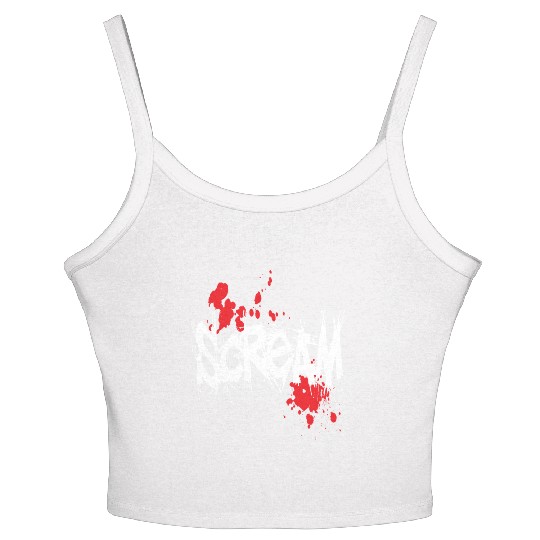 scream Women's Spaghetti Strap Tank Top