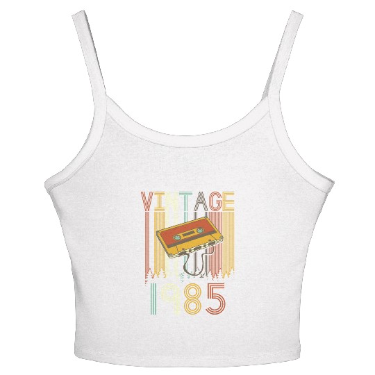 Vintage 1985 Retro Women's Spaghetti Strap Tank Top