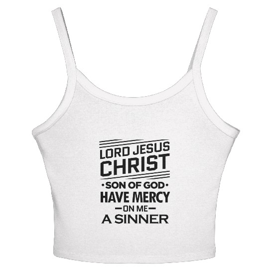 Jesus Prayer Cool Orthodox & Catholic Women's Spaghetti Strap Tank Top