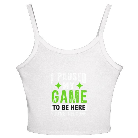 Vintage Geek Gamer Retro Style Funny Birthday Gift Women's Spaghetti Strap Tank Top