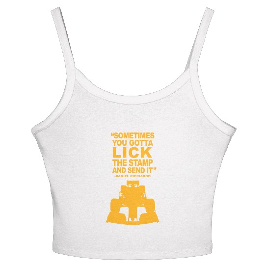 Daniel Ricciardo legendary quote Women's Spaghetti Strap Tank Top