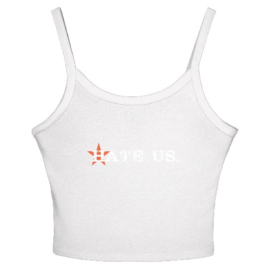 hate us astros Women's Spaghetti Strap Tank Top