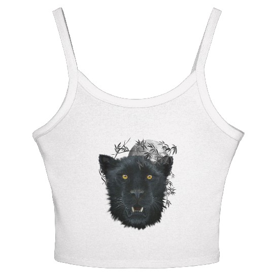 Black Panther Spirit The Face Of Power, Protection Women's Spaghetti Strap Tank Top