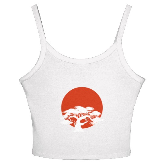 Miyagi-do Karate Bonsai Tree Martial Arts Japanese Women's Spaghetti Strap Tank Top