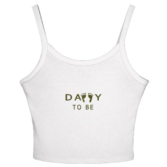 Daddy To Be Women's Spaghetti Strap Tank Top