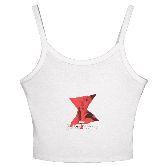 Marvel Black Widow Natasha Romanoff Hourglass Women's Spaghetti Strap Tank Top