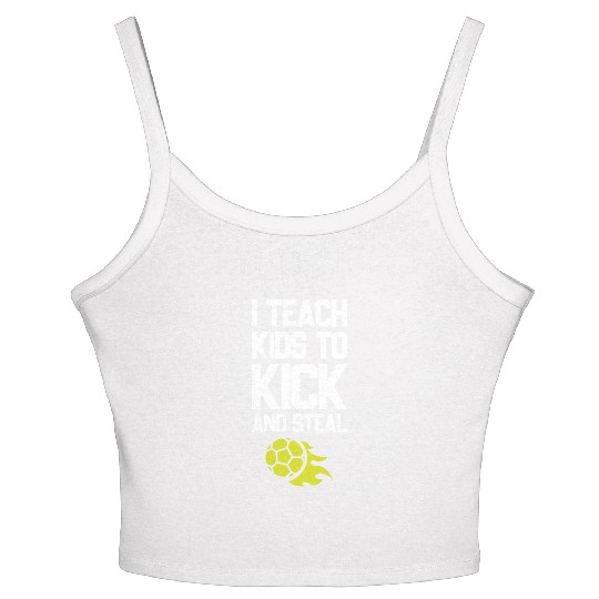 Soccer Coach Football Coach Dad and Mom Gift Idea Women's Spaghetti Strap Tank Top