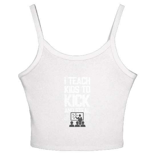 Soccer Coach Football Coach Dad and Mom Gift Idea Women's Spaghetti Strap Tank Top