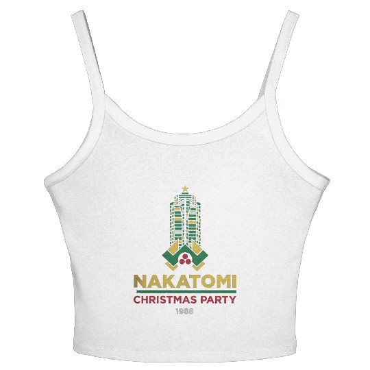 Die Hard Nakatomi Christmas Party 1988 Women's Spaghetti Strap Tank Top