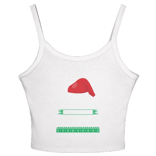 Forced Family Fun Sarcastic Christmas Quote Funny Women's Spaghetti Strap Tank Top