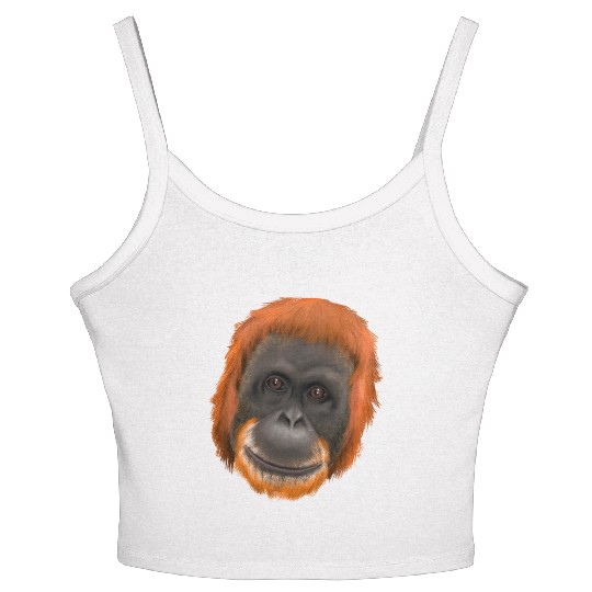 Orang-Utan Monkey Ape Women's Spaghetti Strap Tank Top