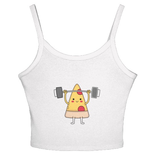 Pizza Gym Women's Spaghetti Strap Tank Top