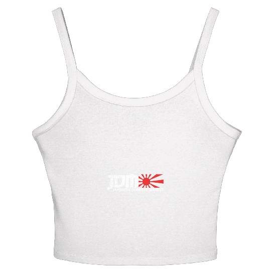 Drift & Tuning Fan Jdm Automotive Apparel Car Meet Women's Spaghetti Strap Tank Top