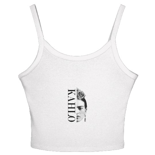 Frida Kahlo Split Portrait Women's Spaghetti Strap Tank Top