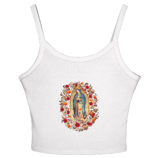 Our Lady Of Guadalupe Mexico Virgin Mary Tilma Pro Women's Spaghetti Strap Tank Top