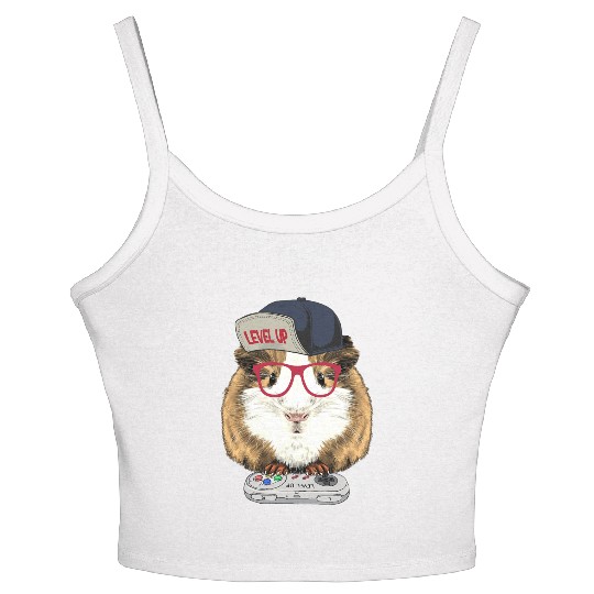 Guinea pig Video Game Wildlife Animal Guinea Women's Spaghetti Strap Tank Top